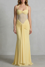 Ginalisse – Fließende, modellierte Eleganz – Maxikleid