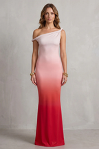 Liravelle – Off-shoulder floral allure – Maxi dress