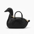 Tasche „Cygne Noir“ aus veganem Leder