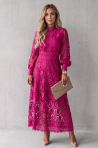 Velmira – Intricate lace elegance – Midi dress