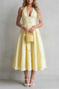 Rosalune – Trägerkleid mit floraler Eleganz – Midikleid