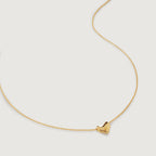 Gold Vermeil Heart Chain Necklace