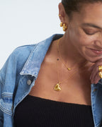 Gold Vermeil Heart Chain Necklace