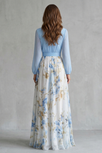 Avelisse – Romantic Flow – Maxikleid mit Blumenmuster