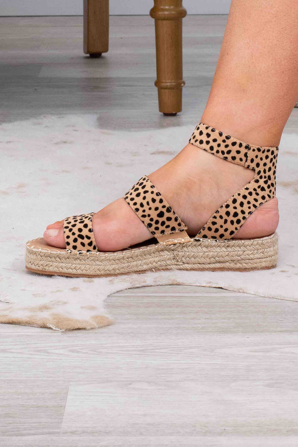 Beachside Explorer Sandals, Cheetah