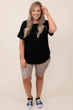 „Killin’ It“ Biker-Shorts, Taupe