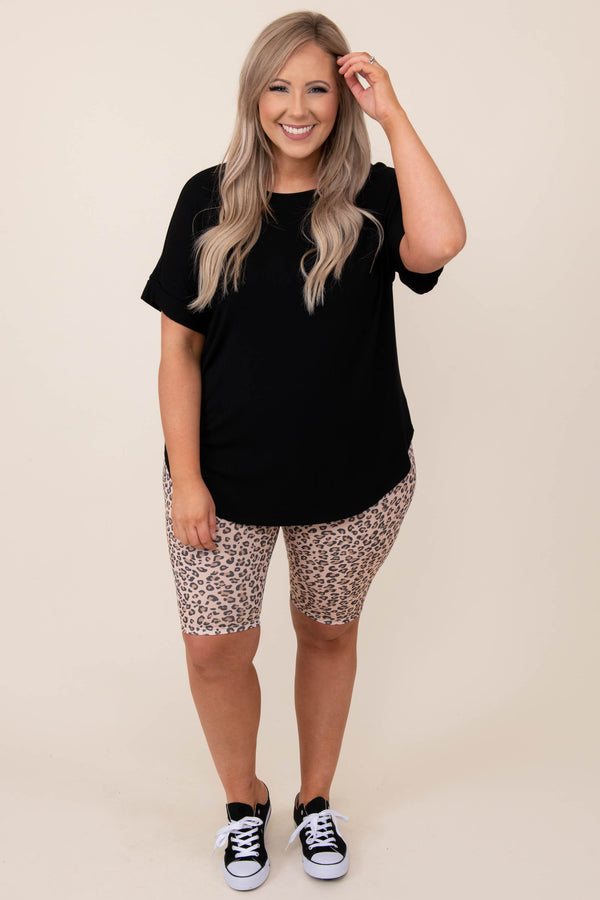 „Killin’ It“ Biker-Shorts, Taupe
