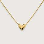 Gold Vermeil Heart Chain Necklace