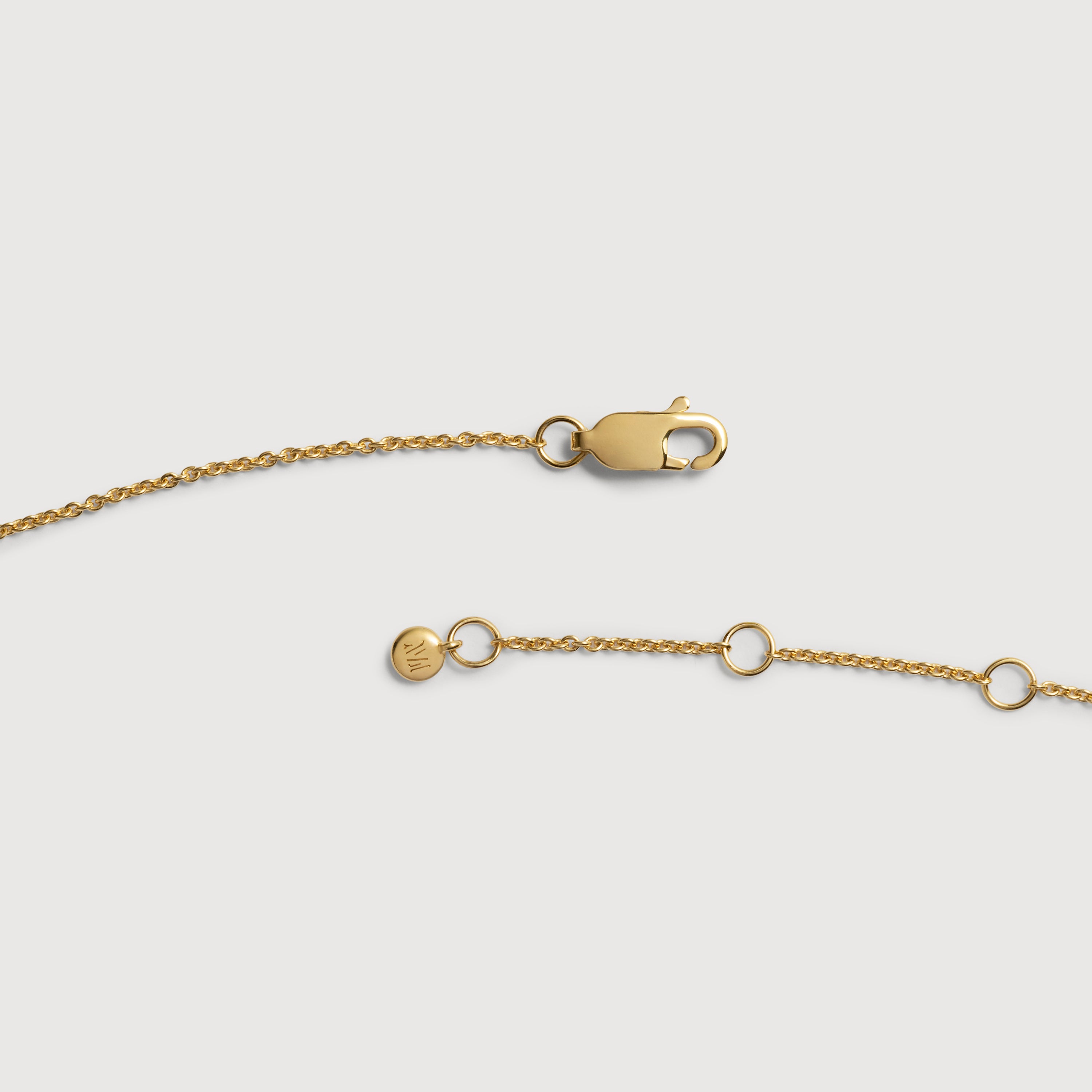 Gold Vermeil Gemdrop Soft Oval Chain Necklace - Red Onyx