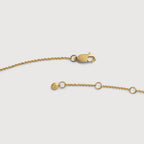Gold Vermeil Gemdrop Chain Necklace - Blue Topaz
