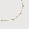 Gold Vermeil Fragments Station Necklace