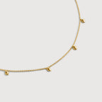 Gold Vermeil Fragments Station Necklace