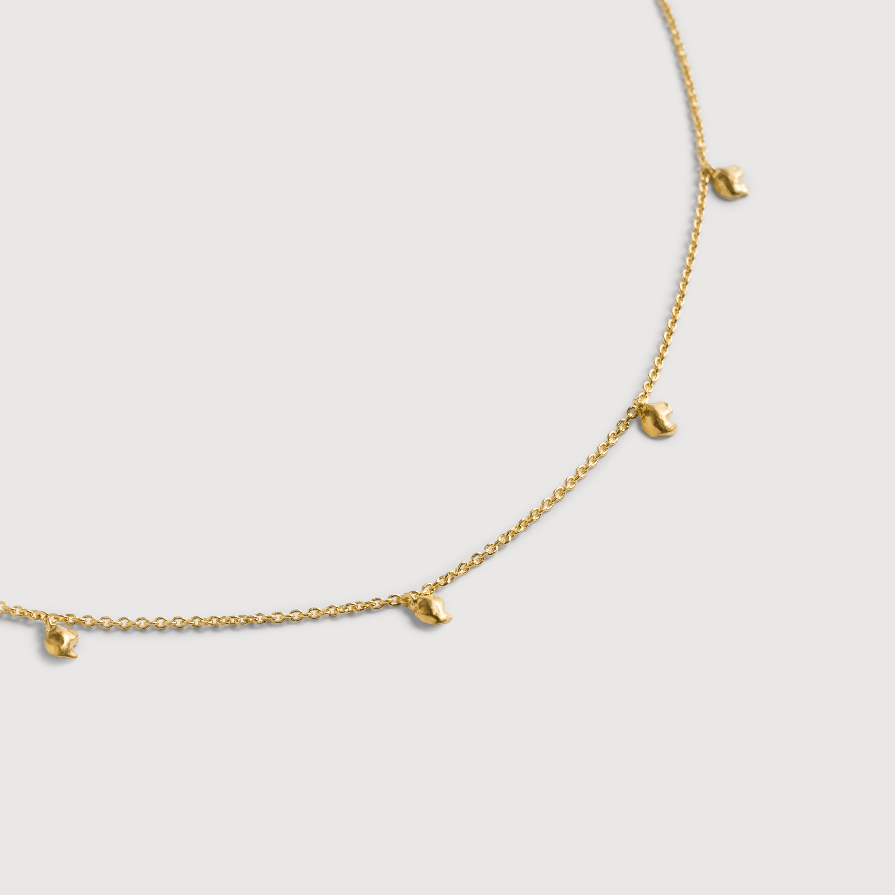 Gold Vermeil Fragments Station Necklace