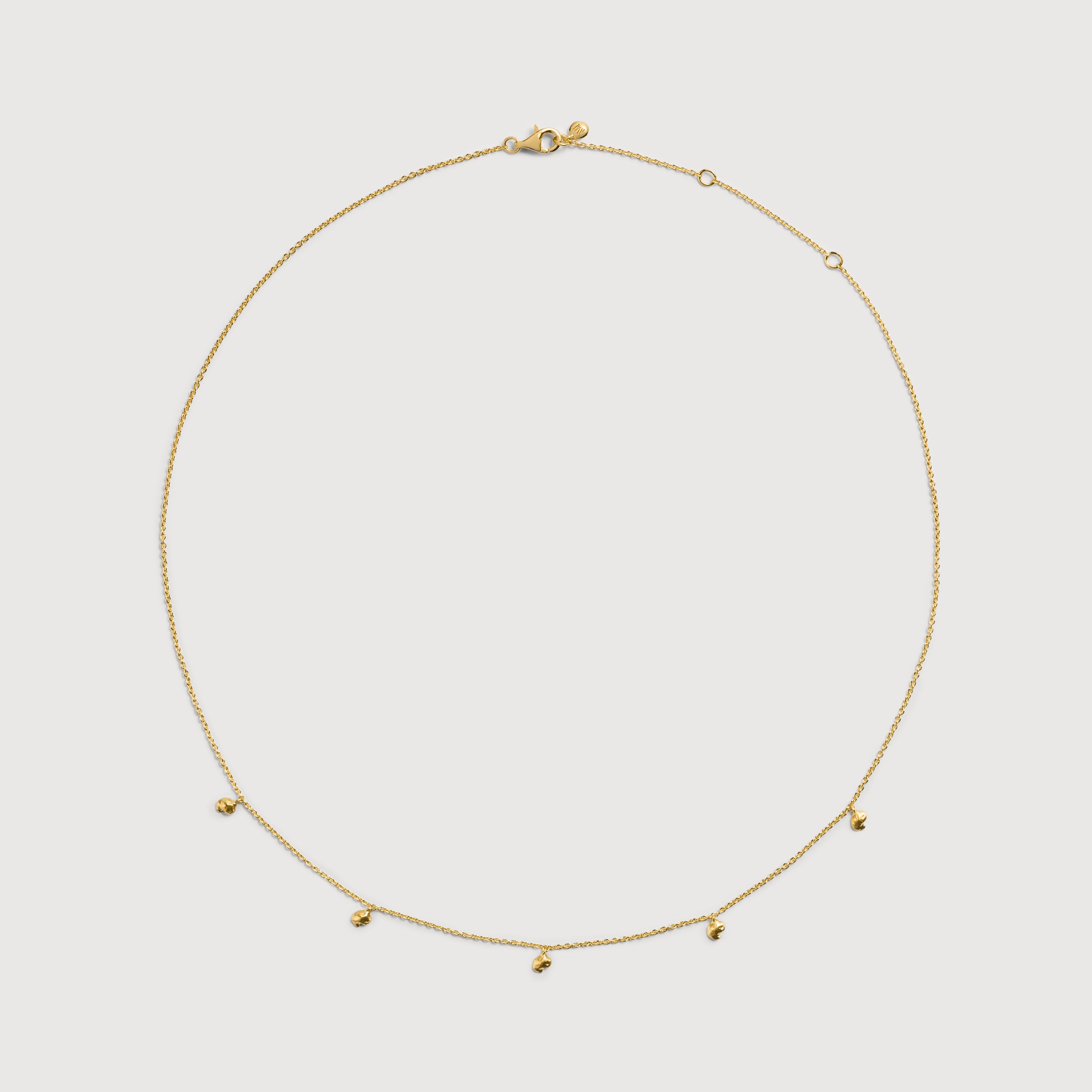 Gold Vermeil Fragments Station Necklace