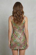 Lumirelle – Crystal shimmer elegance – Mini dress