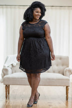Set The Stage Dress, Black