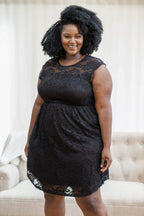 Set The Stage Dress, Black