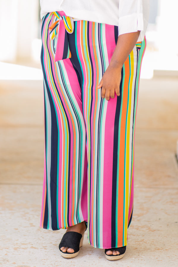 Better When I'm Dancing Pants, Fuchsia-Multi