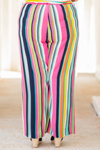 Better When I'm Dancing Pants, Fuchsia-Multi