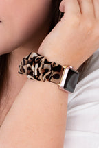 Scrunchie "Time To Go", Beige Leopard