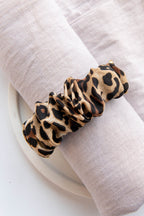 Scrunchie "Time To Go", Beige Leopard