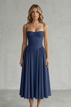 Calliope – Timeless structure – Women’s Sleeveless Structured Dress