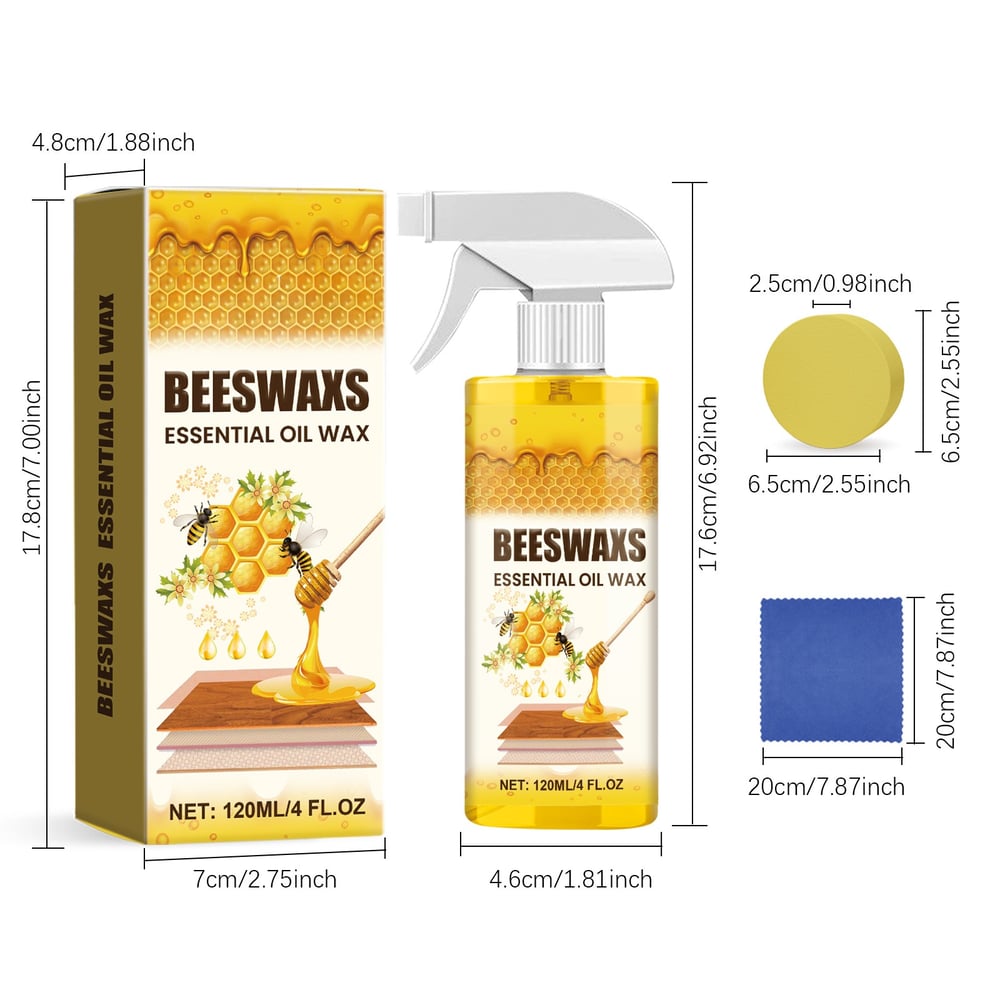 🌟🎉2026 Holzglanz Bienenwachs Spray