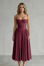 Calliope – Timeless structure – Women’s Sleeveless Structured Dress