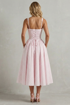 Kaydelle – Sommercharme im Vichy-Muster – Midikleid