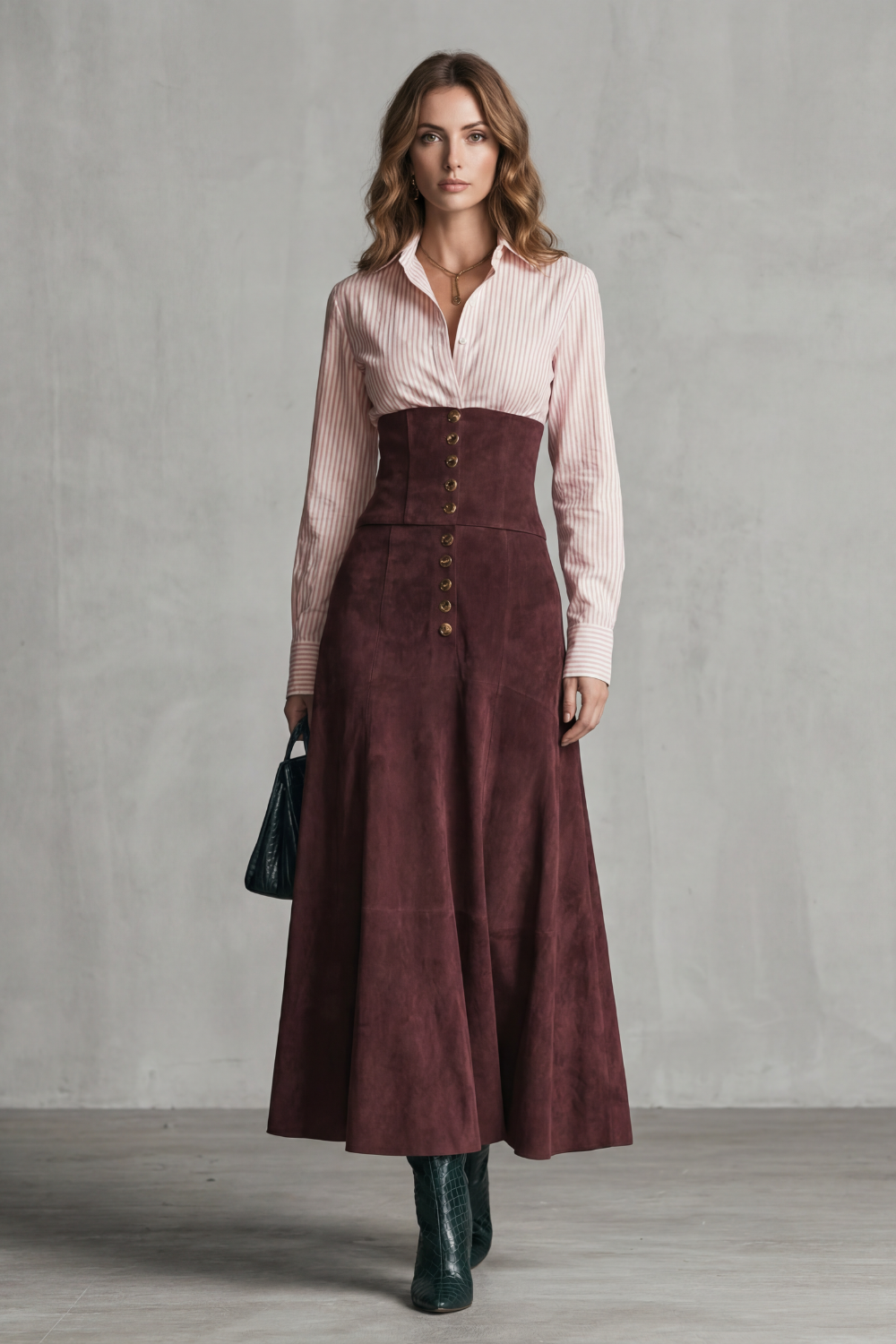 Avelinne – Korsett-Taillen-Silhouette – Maxikleid