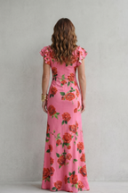 Rosavelle – Romantic rose print – Maxi dress