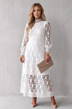 Velmira – Intricate lace elegance – Midi dress