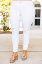 Material Girl Jeans, Weiß