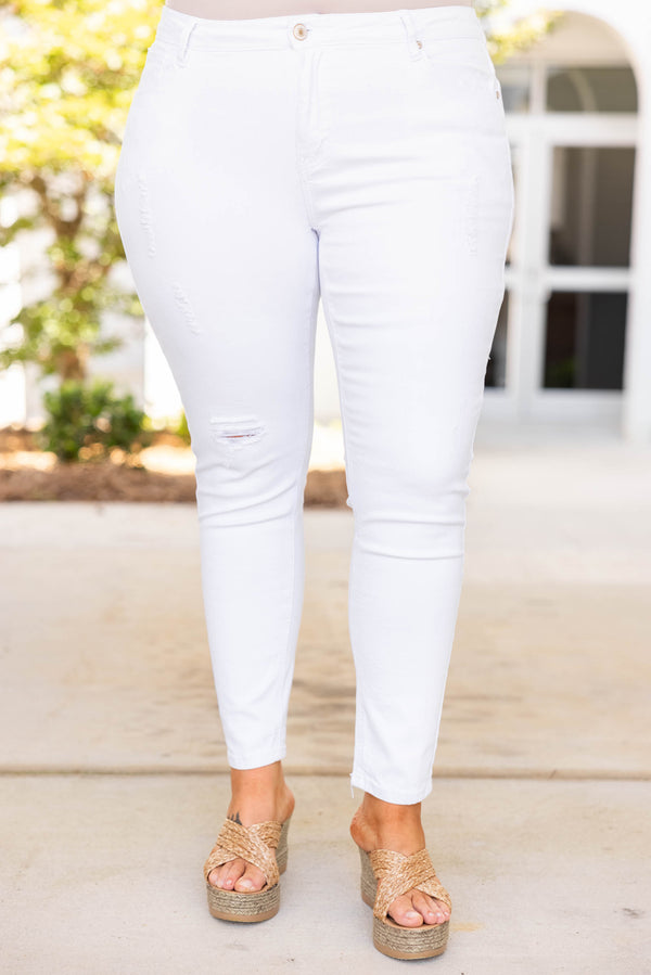 Material Girl Jeans, Weiß
