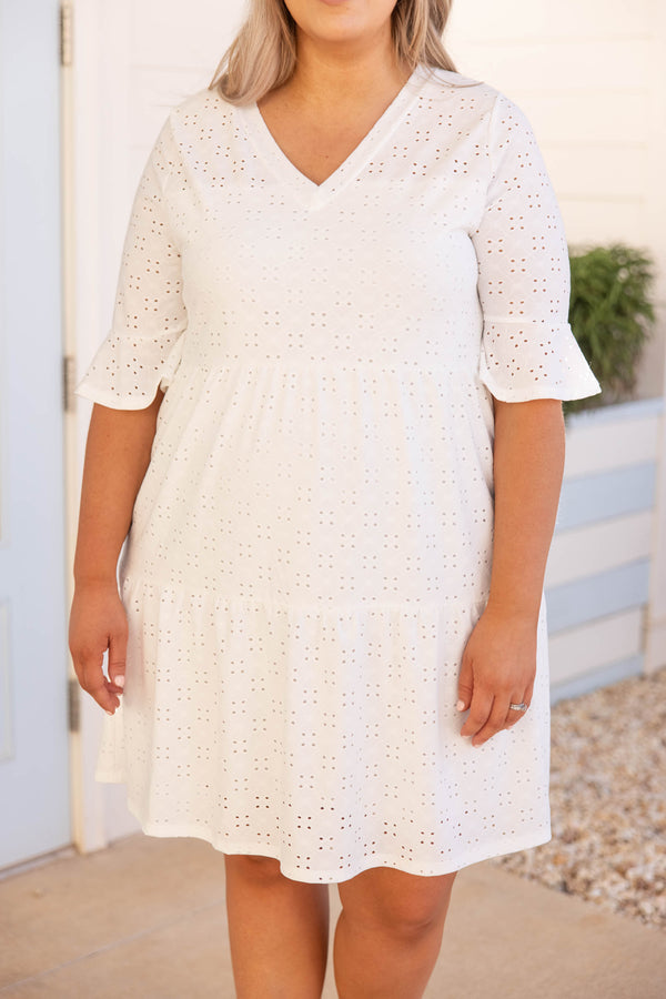 Favorite Trip Dress, Ivory