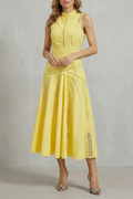 Gracia – Filigrane Spitzenpaneele – Elegantes Midikleid