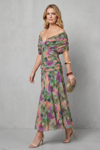 Verdelisse – Fließender Blumen-Print – Maxikleid