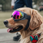 Sonnenbrille für Hunde – Winddichte Brille & Zubehör – UV-Schutz, wind-, staub- und schneesicher.