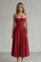 Calliope – Timeless structure – Women’s Sleeveless Structured Dress