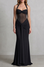 Ginalisse – Fließende, modellierte Eleganz – Maxikleid