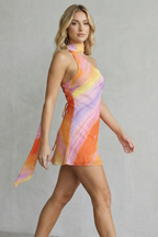 Katalisse – Einseitige Satin-Verführung – Minikleid
