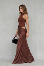 Zara – Sculpted allure – Women’s Cut-Out Maxi Dress