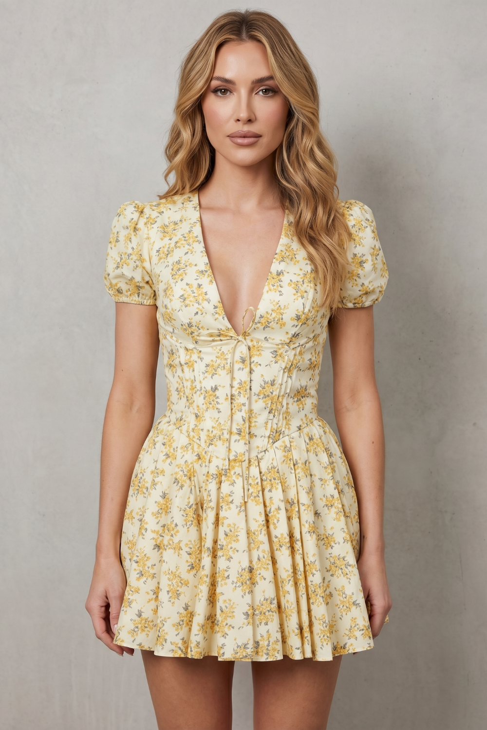 Bryavelle – Floraler Sommerzauber – Minikleid