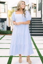 A Breeze In The Ocean Dress, Blue Stripe