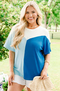 A Casual Cool Top, Blue