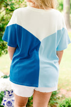 A Casual Cool Top, Blue