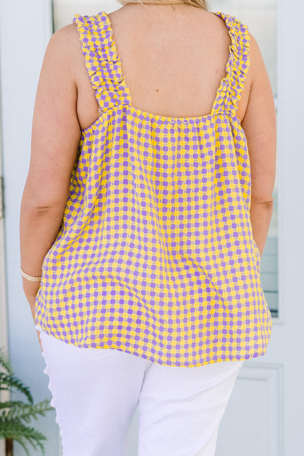 A Date At The Park Tank, Lime Lavender