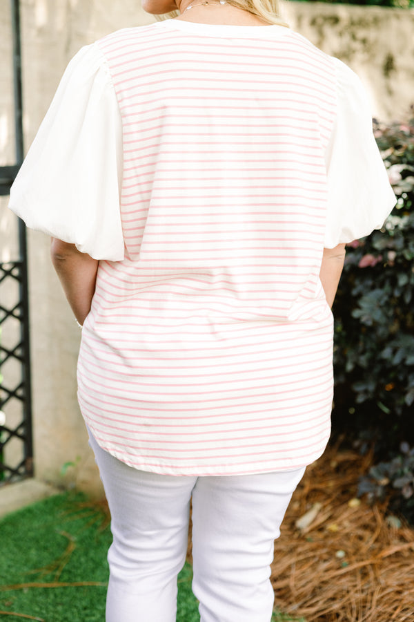 A Glowing Smile Top, Pink