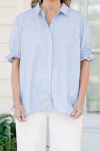A Helping Hand Top, Blue