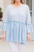 A Kiss For The Road Top, Spring Blue